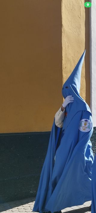 Túnica Nazareno azul Hermandad San Esteban
