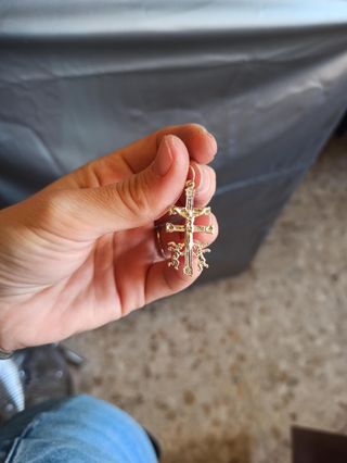 Cruz Caravaca plata 925