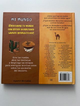 Los animales del desierto SM Mi mundo +6 años