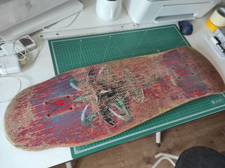 Tabla Skate Tony Hawk Claw roja