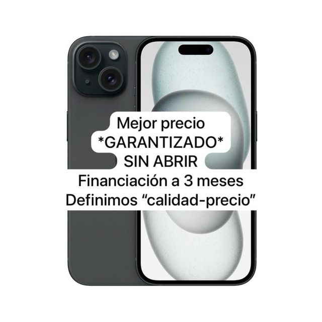 iPhone 15 Plus 128GB Negro PRECINTADO