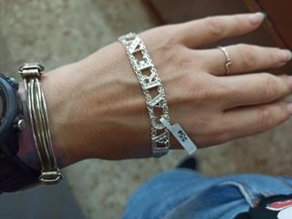Pulsera plata MACARENA