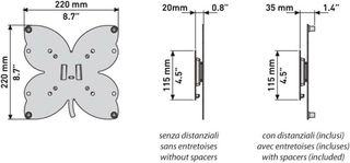 Soporte Pared Meliconi S-200 TV LED