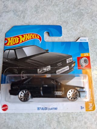Hot Wheels '87 Audi Quattro - nera