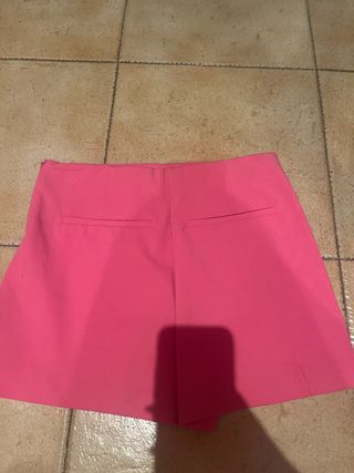 Falda pantalón rosa