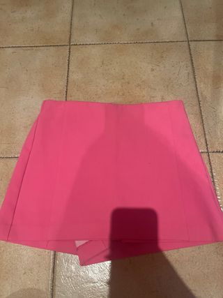 Falda pantalón rosa