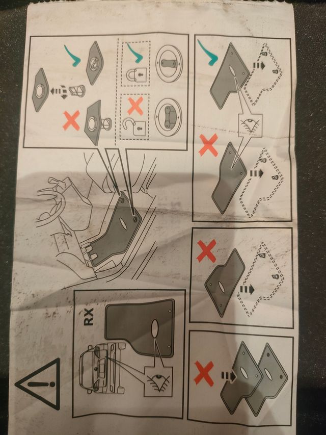 Alfombrillas Lexus RX Juego delanteras y trasera