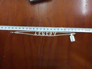 Pulsera plata nombre TERESA