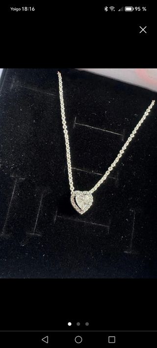Collar Pandora Plata Corazón
