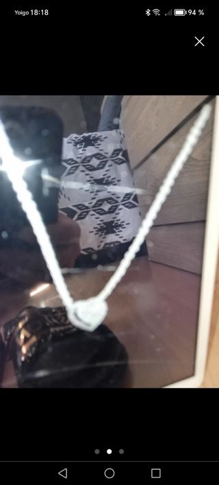 Collar Pandora Plata Corazón