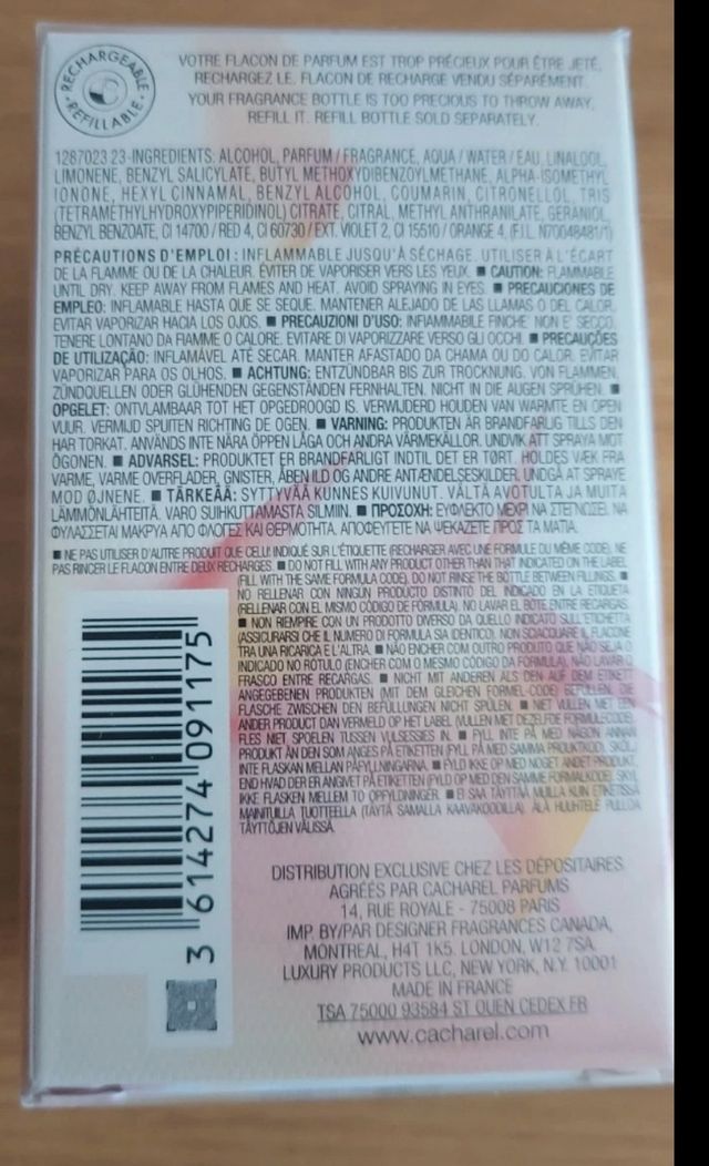 Cacharel Ella Eau de Parfum 50ml