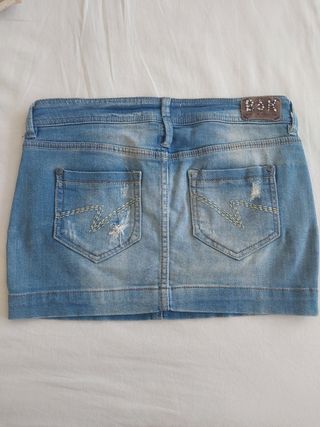 Mini Falda Vaquera Elástica 