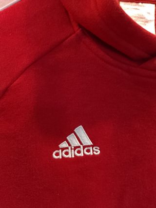 Felpa Adidas bambino rossa