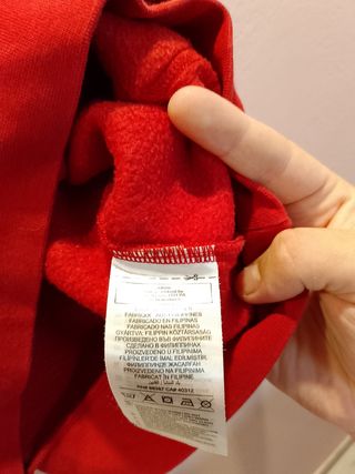 Felpa Adidas bambino rossa