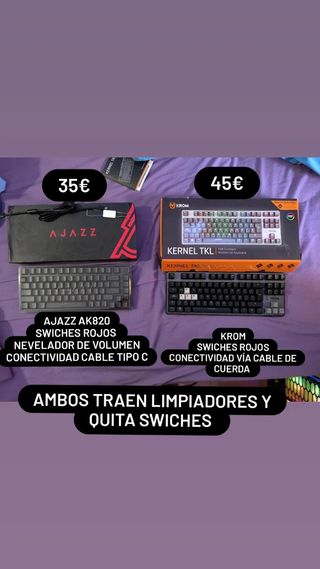 Teclados mecánicos Ajazz&Krom