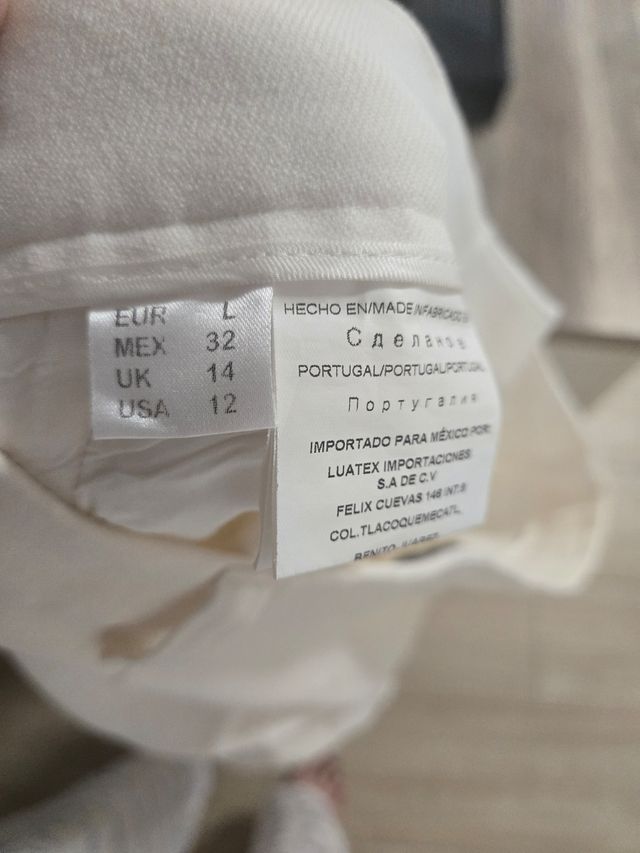 Pantalón blanco Roberto Verino