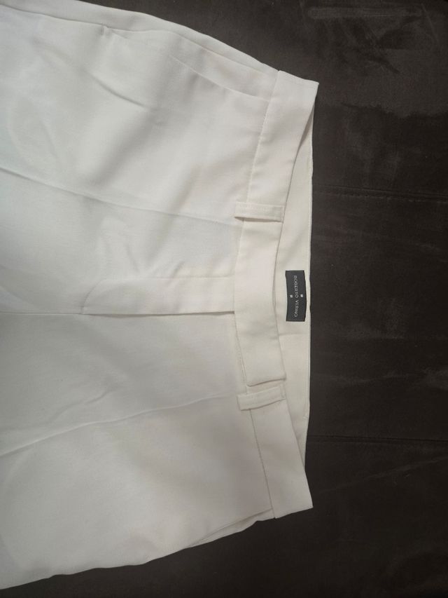 Pantalón blanco Roberto Verino