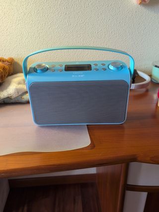 Radio Lenco Lucille DAB retro azul