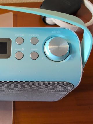 Radio Lenco Lucille DAB retro azul