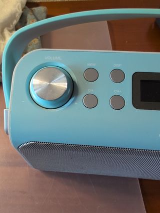 Radio Lenco Lucille DAB retro azul