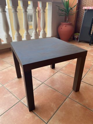 Mesa terraza marrón - madera