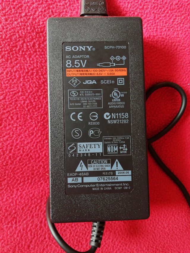 Adaptador CA Sony PlayStation 2 8.5V