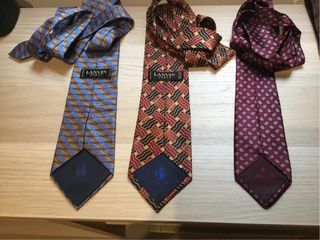 6 Corbatas seda natural vintage.