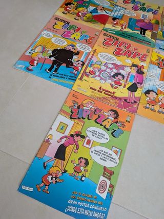 Lote 7 cómics Super Zipi y Zape – año 1989