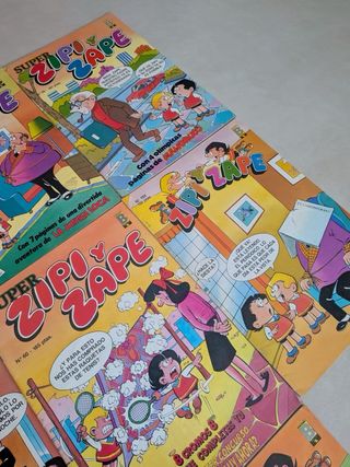 Lote 7 cómics Super Zipi y Zape – año 1989