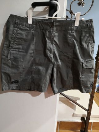 Shorts safari mujer - verde oliva