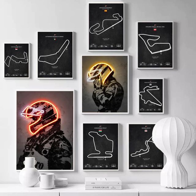 Charles Leclerc  tela Canvas World Champions F1