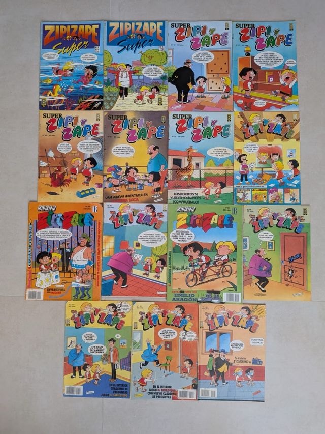 Lote 15 cómics Super Zipi y Zape – año 1987