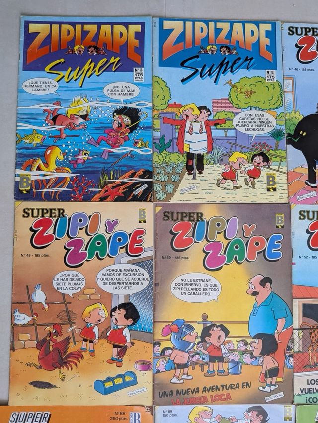 Lote 15 cómics Super Zipi y Zape – año 1987