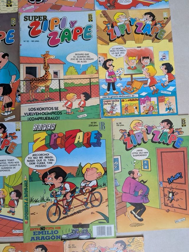 Lote 15 cómics Super Zipi y Zape – año 1987