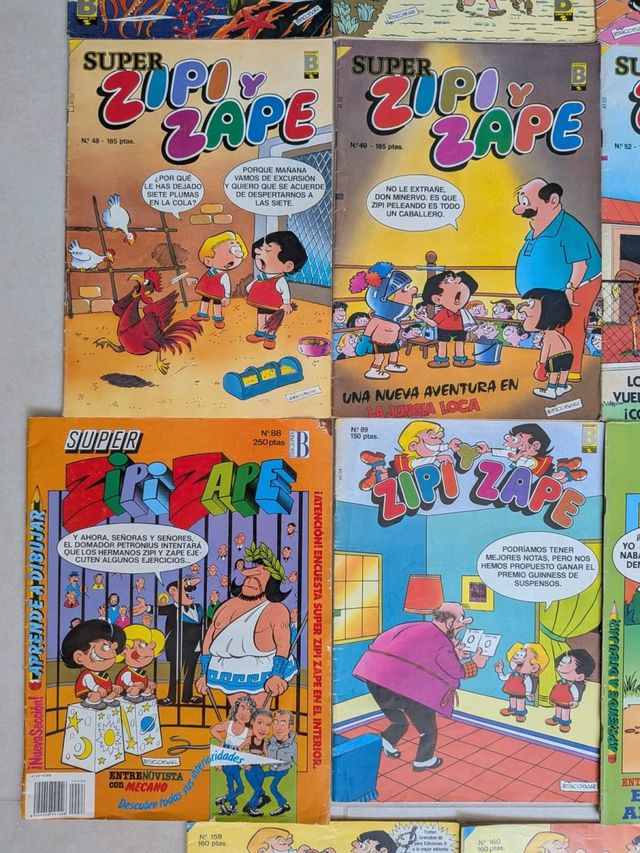 Lote 15 cómics Super Zipi y Zape – año 1987
