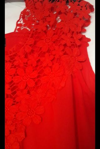 Top rojo SHEIN talla XL