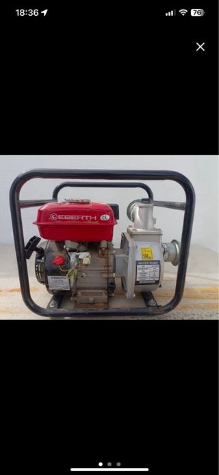 Motobomba 5.5 HP - Bomba de agua