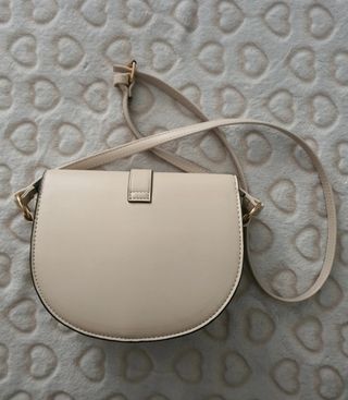 Bolso bandolera beige