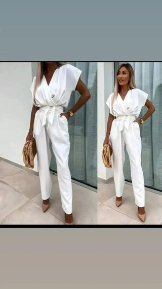 Mono blanco elegante