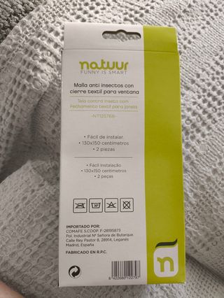 Mosquitera ventana 130x150cm - Natur