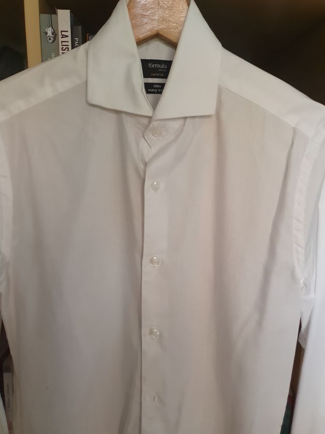 Camisa Fórmula Joven blanca talla S