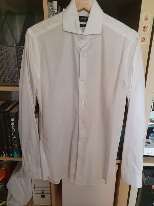 Camisa Fórmula Joven blanca talla S