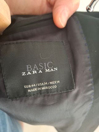 Traje negro hombre