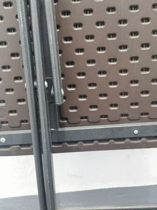 Mesa plegable terraza - Marrón