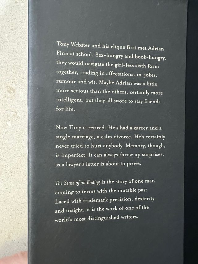 The Sense of an Ending