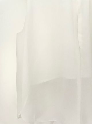 Blusa blanca tul boda talla S