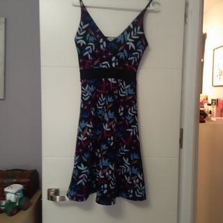 Vestido flores multicolor