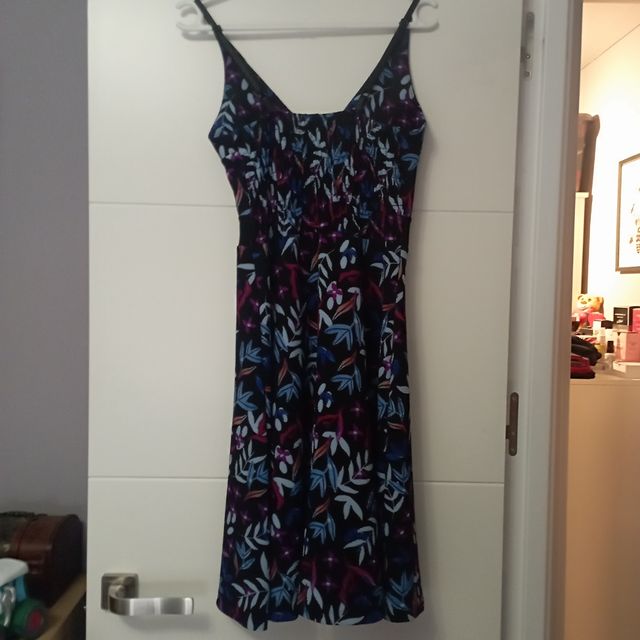 Vestido flores multicolor