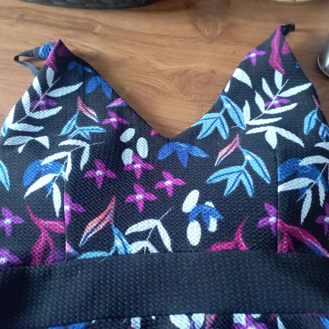 Vestido flores multicolor