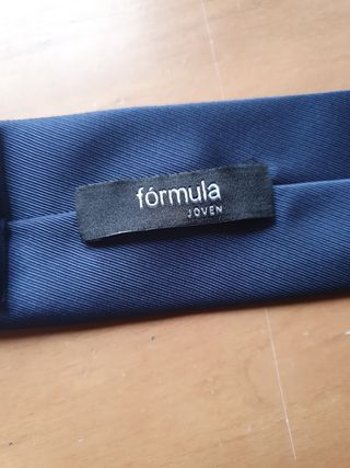 Corbata Fórmula Joven azul